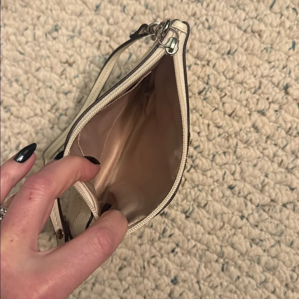 Coach Perforated Leather Wristlet